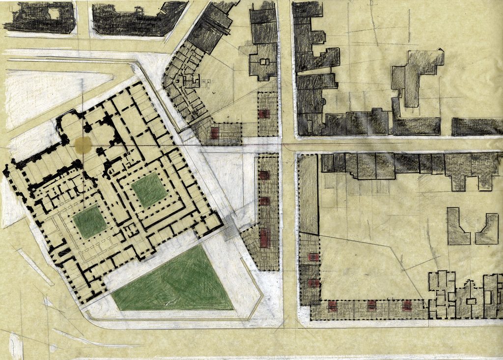Site plan of the Ciro – Estrela development within the surrounding urban fabric