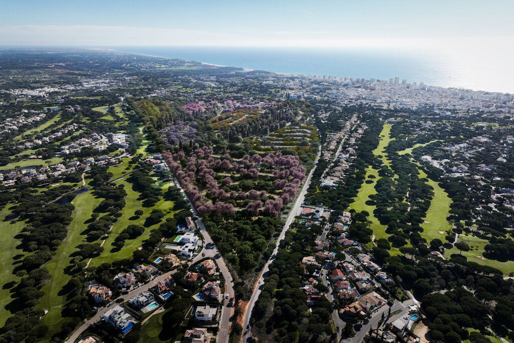 Aerial view of the Arcaya site and surrounding landscape, Vilamoura