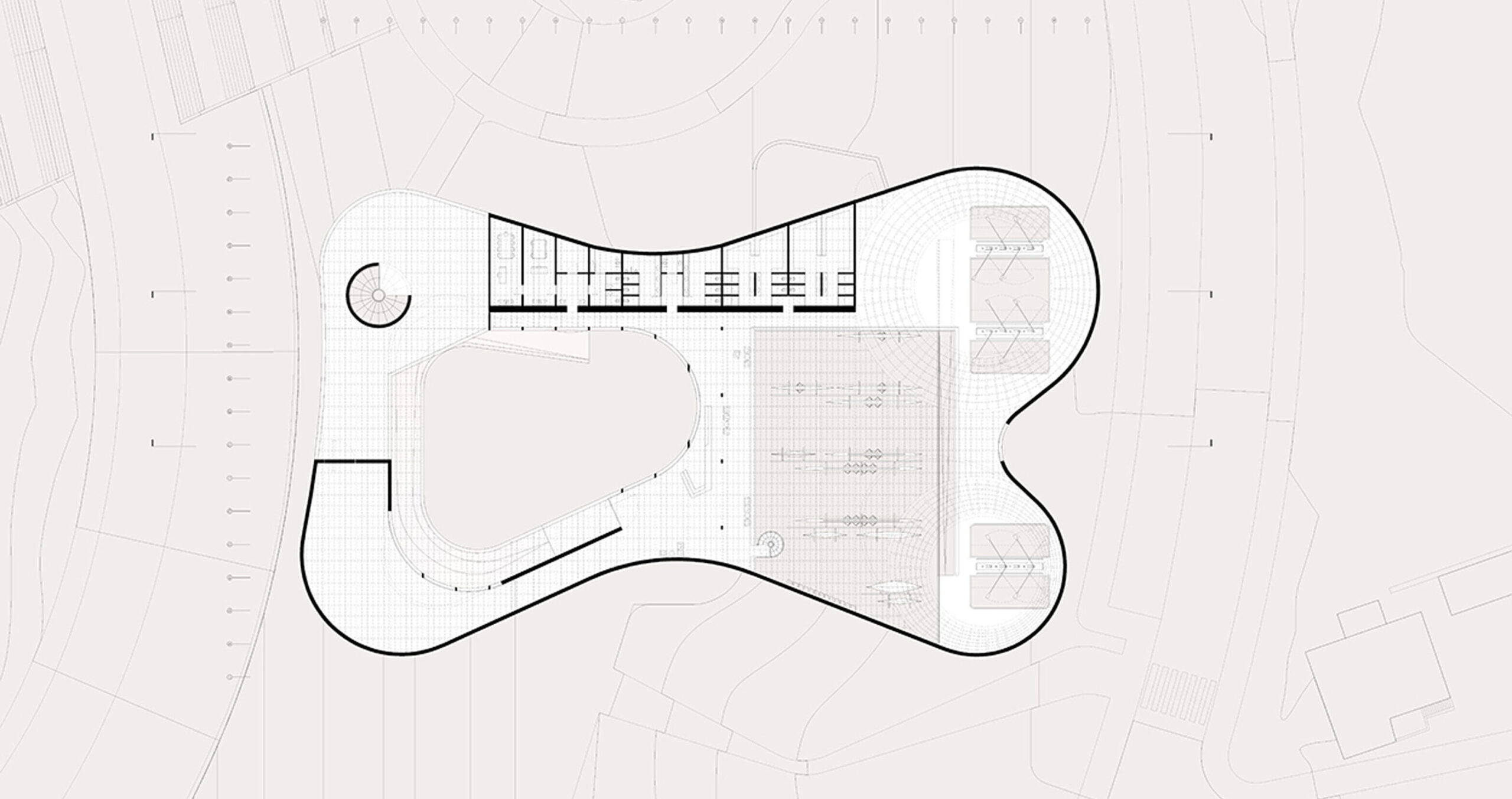 Ground floor plan of the Boathouse, Abrantes