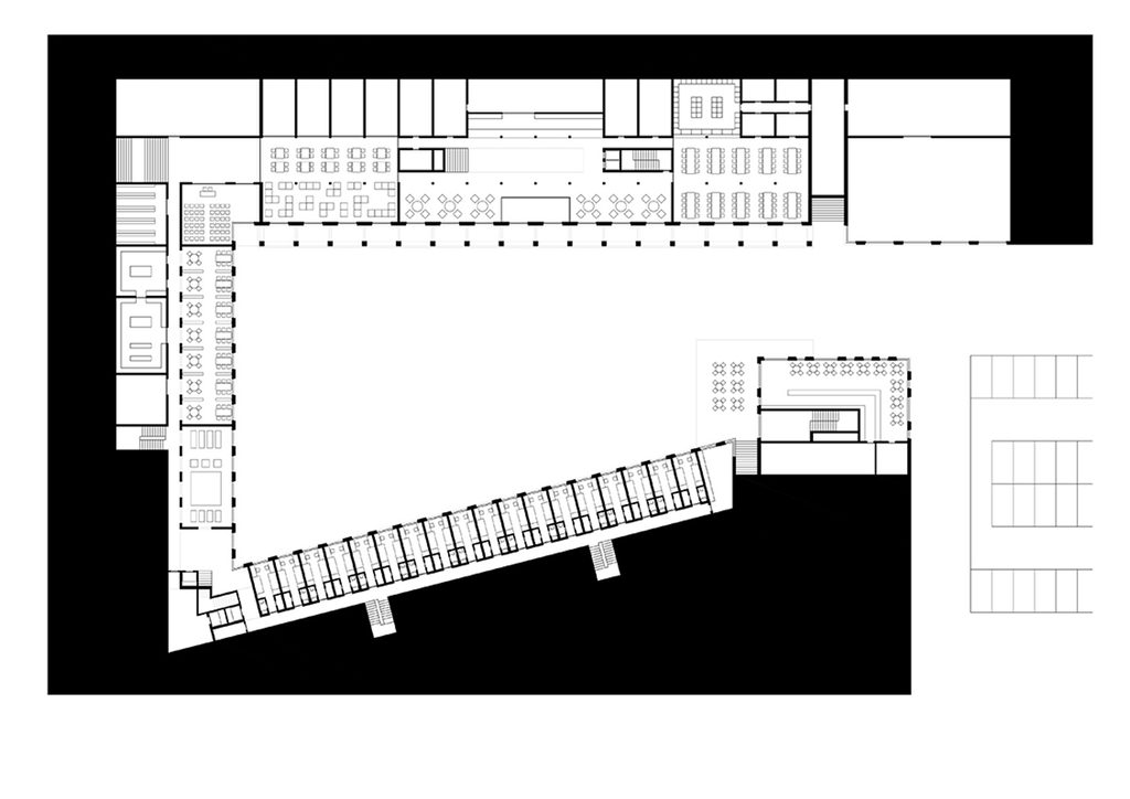 Cidade Universitária Student Residence – ground floor plan