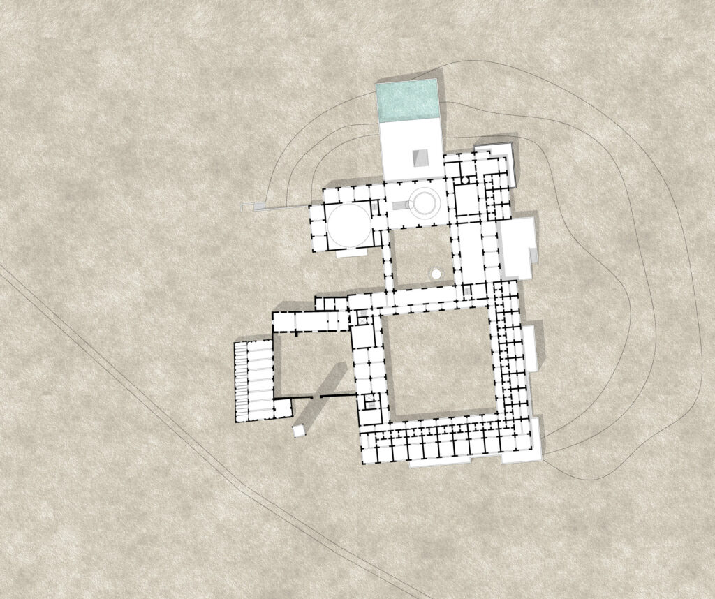 Ground floor plan of Herdade das Servas Wine Hotel, Estremoz