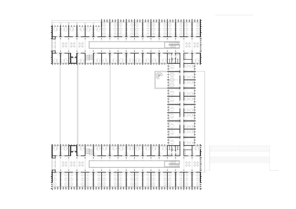 Upper floor plan Faculdade de letras universidade de lisboa