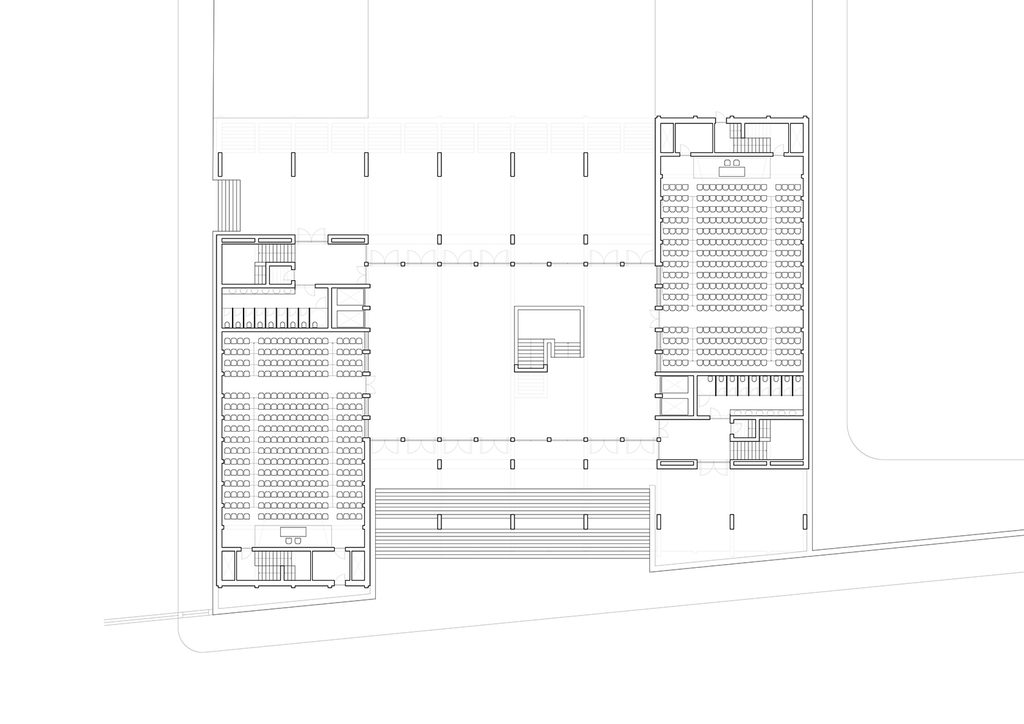 Instituto Superior Técnico new auditorium building – ground floor plan